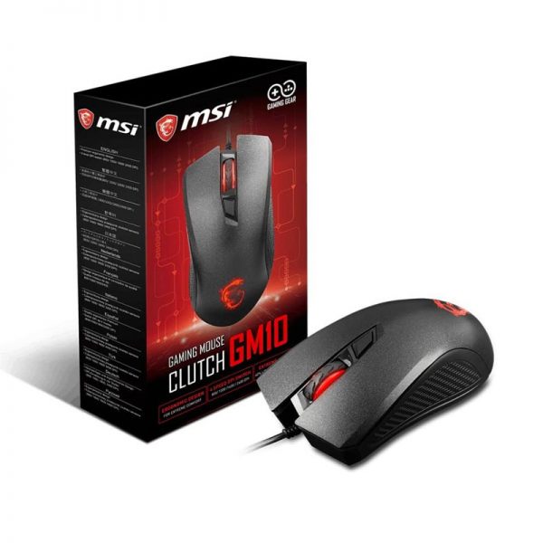 Mouse Gaming MSI Clutch GM10 Wired Optical