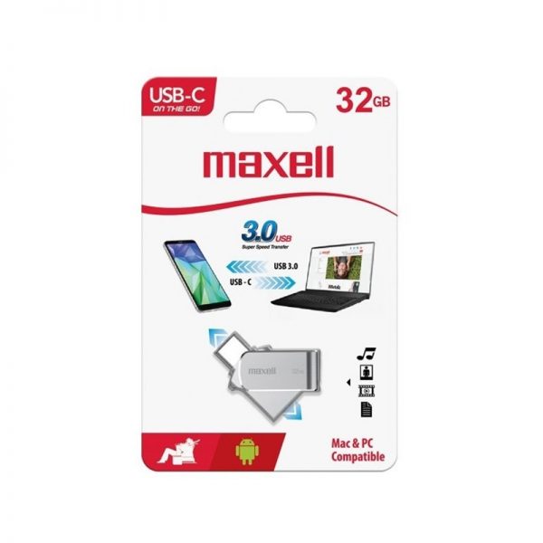 Pendrive Maxell USB- C 32GB OTG USB tipo C