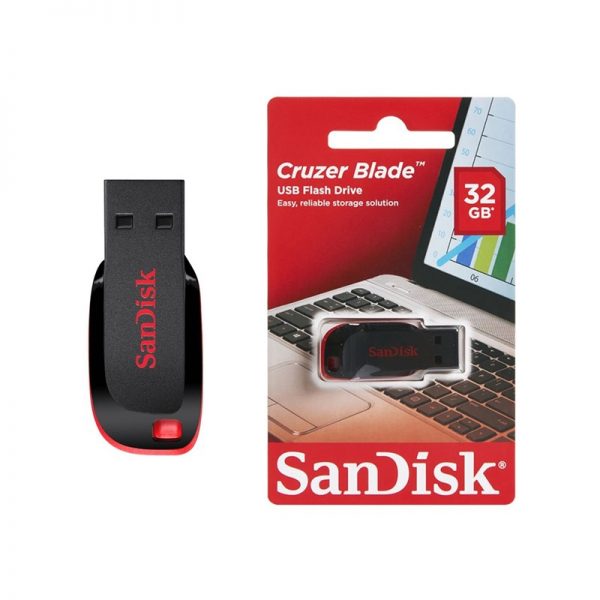 Unidad flash USB 2.0 Sandisk Cruzer Blade de 32 GB