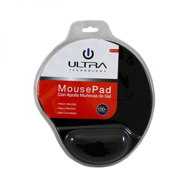 Mousepad con Gel Apoya Muñeca - Ultra