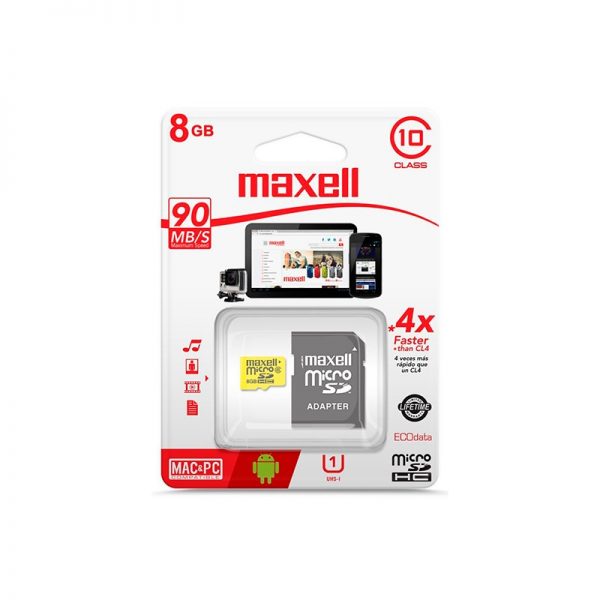 Maxell MicroSD 8GB - Clase 10