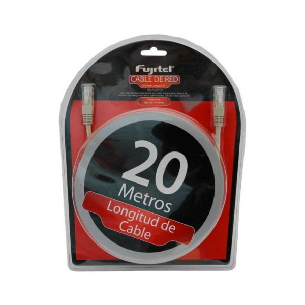 Cable De Red 20 Metros Upt Cat 5E Fujitel